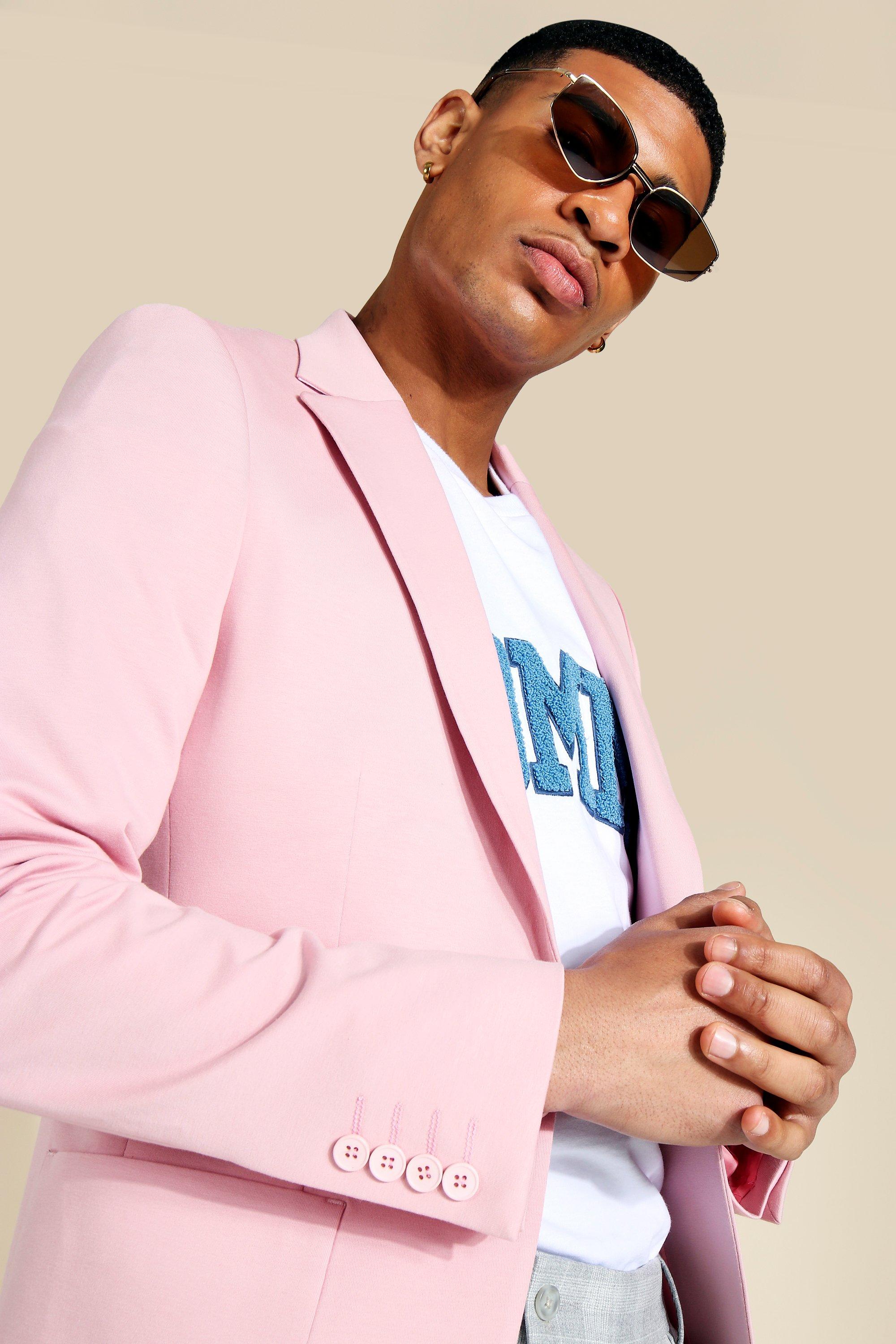 Dusky pink outlet blazer